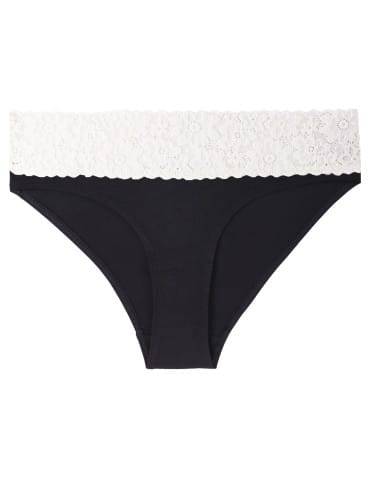 Majtki figi - Majtki damskie figi bikini z wiskozy z koronka 6-pak WIELOKOLOROWY - produkt 5