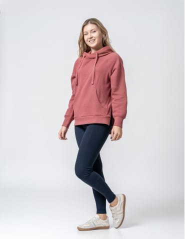 Legginsy damskie - Klasyczne bawełniane legginsy damskie GRANATOWY - produkt 6