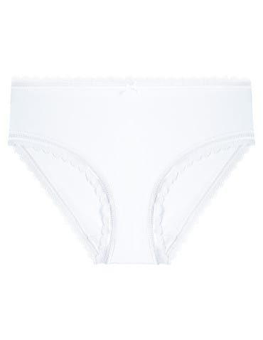 Majtki figi - Majtki damskie figi bikini Plus Size bawełniane 6-pak WIELOKOLOROWY - produkt 6