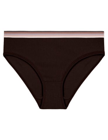 Majtki figi - Figi damskie bikini klasyczne w prążek z gumką 6-pak WIELOKOLOROWY - produkt 3