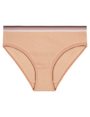 Majtki figi - Figi damskie bikini klasyczne w prążek z gumką 6-pak WIELOKOLOROWY - produkt 4