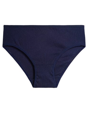 Majtki figi - Damskie majtki figi bikini prążkowane bez wzoru 6-pak WIELOKOLOROWY - produkt 4