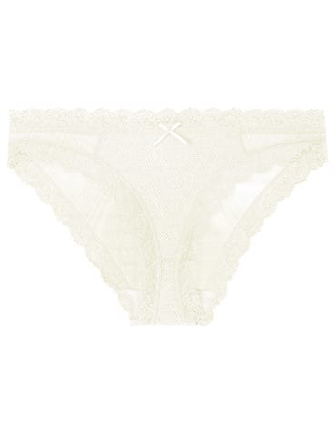 Majtki figi - Majtki damskie mini bikini z koronką i siateczką 6-pak WIELOKOLOROWY - produkt 5