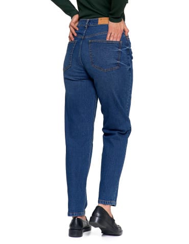 Jeansy - Damskie spodnie jeansowe mom fit JASNY NIEBIESKI - produkt 14