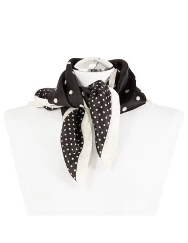 Apaszka damska elegancka w grochy  - produkt 2