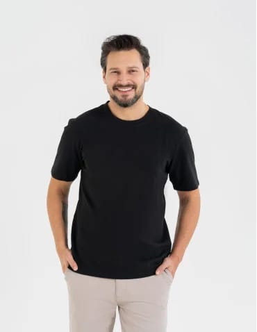 Koszulka męska t-shirt z bawełny czesanej