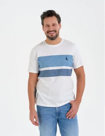 Koszulki z krótkim rękawem - T-shirt męski bawełniany z krótkim rękawem WZÓR 1 - produkt 1