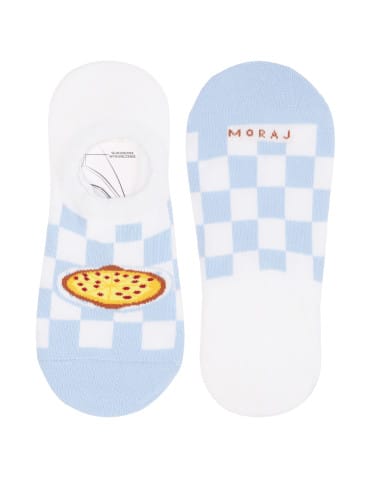Niskie stopki - Skarpetki niskie stopki damskie pizza, frytki, popcorn 3-pak WIELOKOLOROWY - produkt 4