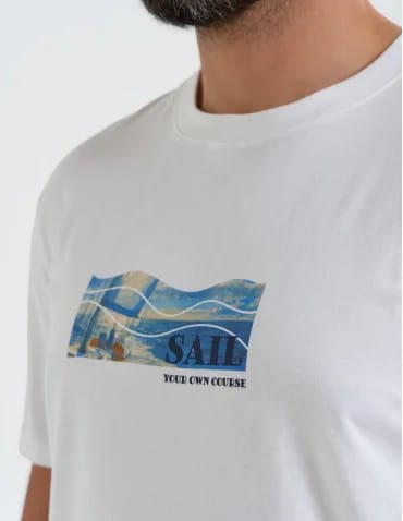 T-shirt męski z nadrukiem morza - produkt 2