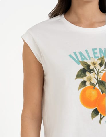 Koszulki z krótkim rękawem - T-shirt damski bawełniany z nadrukiem WZÓR 1 - produkt 5