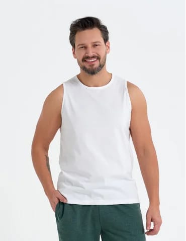 Tank top męski koszulka bez rękawów bawełniana 100%