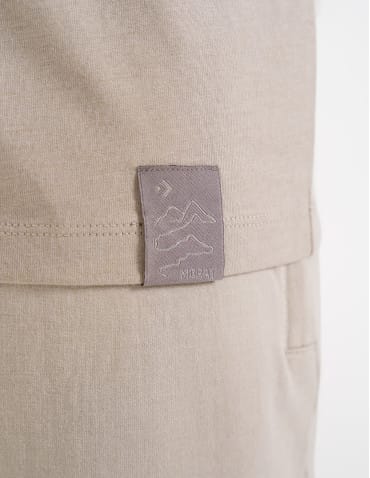 Koszulki i Tank Topy - Męski tank top gładka koszulka bez rękawów BEŻOWY - produkt 4