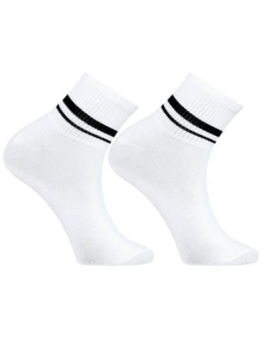 Skarpety stopki - Skarpetki bawełniane unisex 3-pak BIAŁY - produkt 3