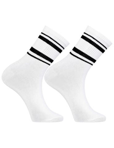 Skarpety stopki - Skarpetki bawełniane unisex 3-pak BIAŁY - produkt 4