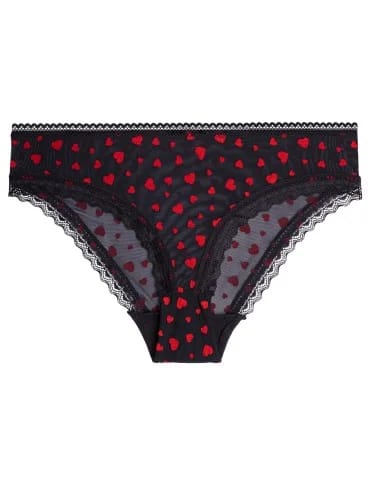Majtki figi klasyczne bikini damskie z siateczką i koronką 6-pak  - produkt 2