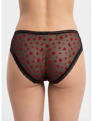 Wielopaki bielizny - Majtki figi klasyczne bikini damskie z siateczką i koronką 6-pak WIELOKOLOROWY - produkt 6