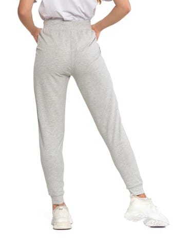 Spodnie damskie - Spodnie damskie dresowe basic JASNY SZARY - produkt 3