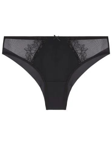 Majtki damskie figi bikini z transparentną siateczką 3-pak  - produkt 2