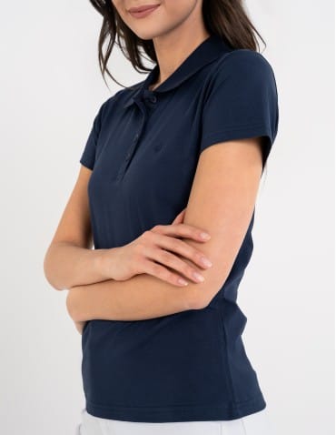 Koszulki polo - Koszulka polo damska Premium Line GRANATOWY - produkt 7