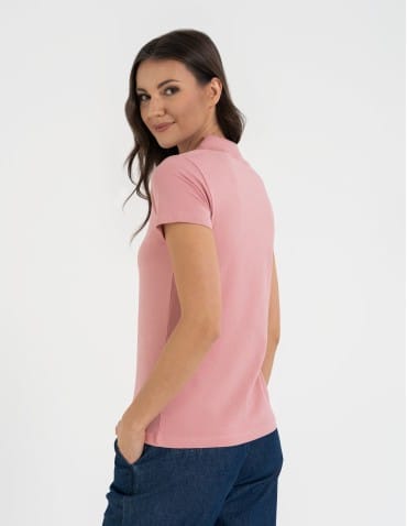 Koszulki polo - Koszulka polo damska Premium Line RÓŻOWY - produkt 6