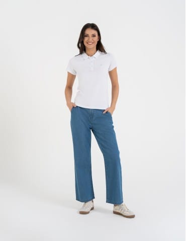 Koszulki polo - Koszulka polo damska Premium Line BIAŁY - produkt 4