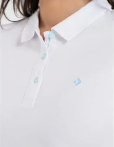Koszulka polo damska Premium Line - BIAŁY  - produkt 2