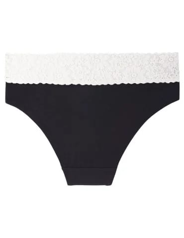 Majtki damskie maxi bikini z szerokim koronkowym pasem 6-pak - produkt 2