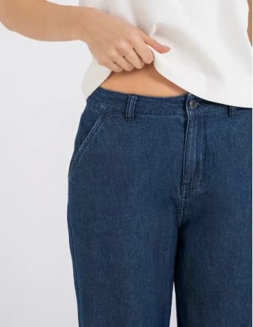 Spodnie damskie jeansowe casual z wysokim stanem - produkt 2