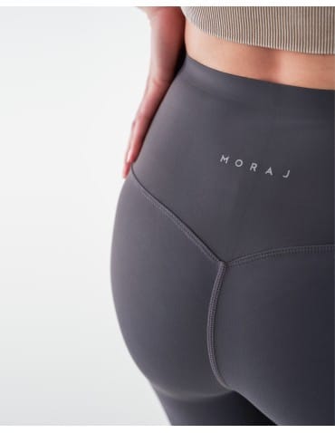 Legginsy damskie - Legginsy damskie sportowe funkcyjne z wysokim stanem GRAFIT - produkt 3