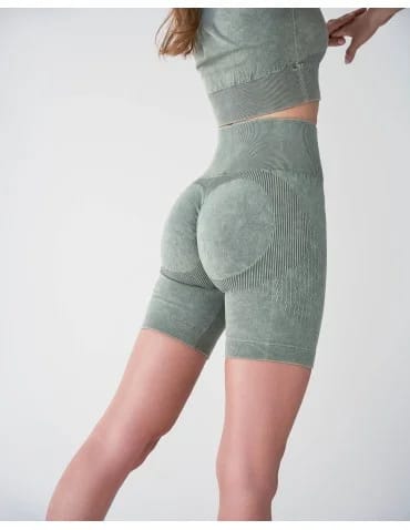 Legginsy kolarki damskie z wysokim stanem i efektem push-up - produkt 2