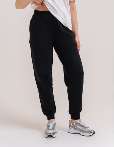 Spodnie damskie - Spodnie damskie dresowe basic ZIELONY - produkt 4