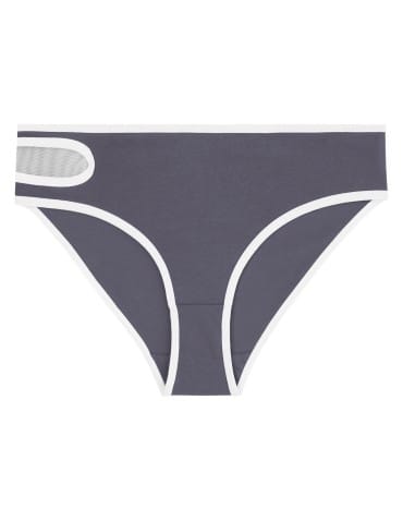 Majtki figi - Damskie figi bikini z bawełny czesanej z siateczkową wstawką 4-pak WIELOKOLOROWY - produkt 7