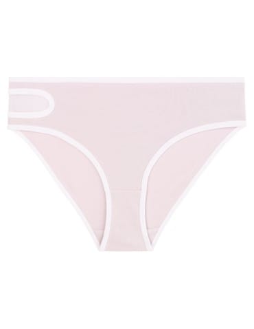 Majtki figi - Damskie figi bikini z bawełny czesanej z siateczkową wstawką 4-pak WIELOKOLOROWY - produkt 8