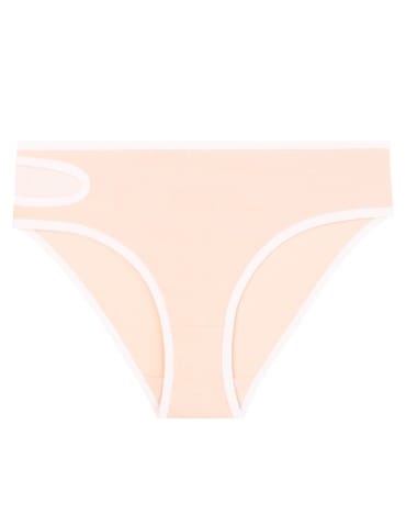 Majtki figi - Damskie figi bikini z bawełny czesanej z siateczkową wstawką 4-pak WIELOKOLOROWY - produkt 9