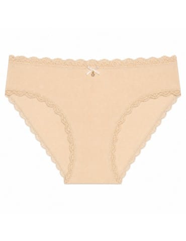 Majtki figi - Majtki damskie bawełniane bikini pastelowe kolory klasyczny zestaw 5-pak WIELOKOLOROWY - produkt 6