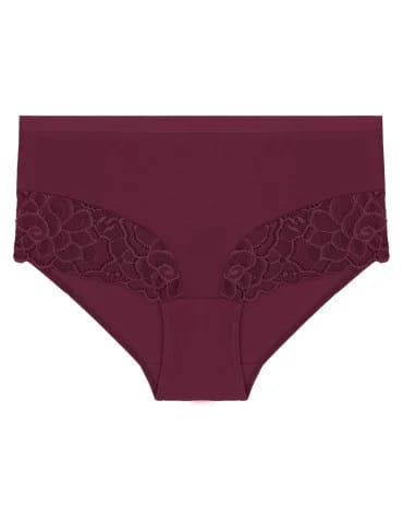 Majtki damskie maxi bikini bawełniane z wysokim stanem i kwiatową koronką 4-pak - produkt 2