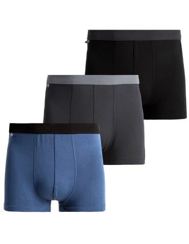 Bokserki dopasowane - Bokserki męskie z wiskozy bambusowej miękkie w dotyku zestaw 6-pak WIELOKOLOROWY - produkt 9