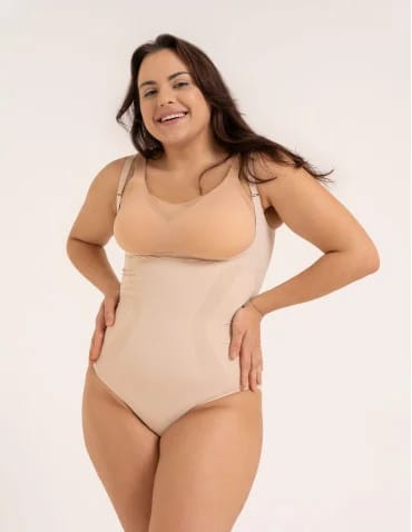 Body modelujące damskie mocno kompresyjne z odpinanymi ramiączkami - produkt 2