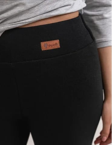 Ocieplane legginsy damskie z wysokim stanem  - produkt 2