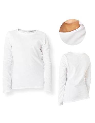 Bluzka dziecięca longsleeve bawełniana z długim rękawem