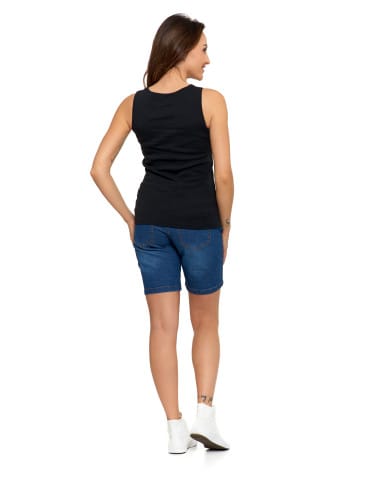 Koszulki i T-shirty - Koszulka damska na ramiączkach Tank-Top bawełniana CZARNY - produkt 2
