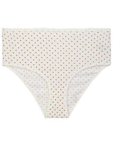Majtki figi - Majtki damskie maxi bikini bawełniane wykończone ozdobną lamówką 4-pak WIELOKOLOROWY - produkt 3