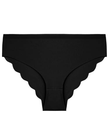 Majtki figi - Majtki damskie figi bikini bawełniane laserowo cięte z efektownym tyłem 5-pak WIELOKOLOROWY - produkt 6