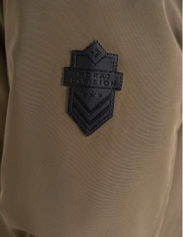 Kurtki i kamizelki - Kurtka zimowa męska z kieszeniami cargo KHAKI - produkt 5