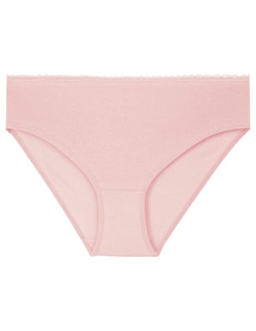 Majtki figi - Wygodne figi damskie majtki bikini komplet bawełniane z koronką 3-pak WIELOKOLOROWY - produkt 4