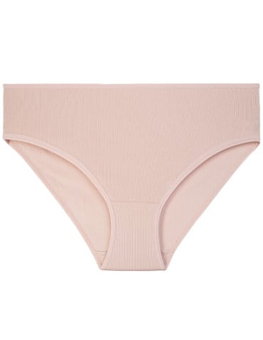 Majtki figi - Zestaw fig damskich bawełnianych majtki bikini prążkowane 4-pak WIELOKOLOROWY - produkt 2