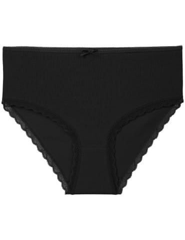 Majtki z wysokim stanem - Majtki damskie bikini maxi z wysokim stanem z delikatną koronką WIELOKOLOROWY - produkt 4
