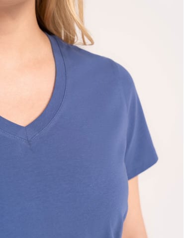 Piżamy 3/4 damskie - Wygodna piżama damska bawełniana 3/4 capri w gwiazdki JEANS - produkt 3