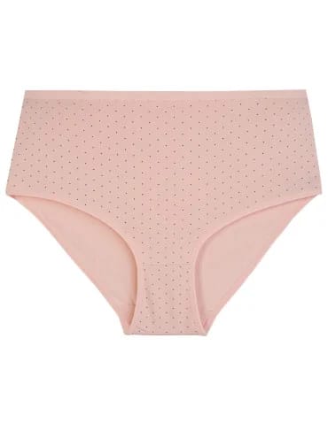 Figi maxi damskie bawełniane w groszki wygodny zestaw majtek damskich 3-pak - produkt 2