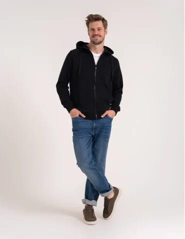 Bluza dresowa męska klasyczna rozpinana - produkt 2